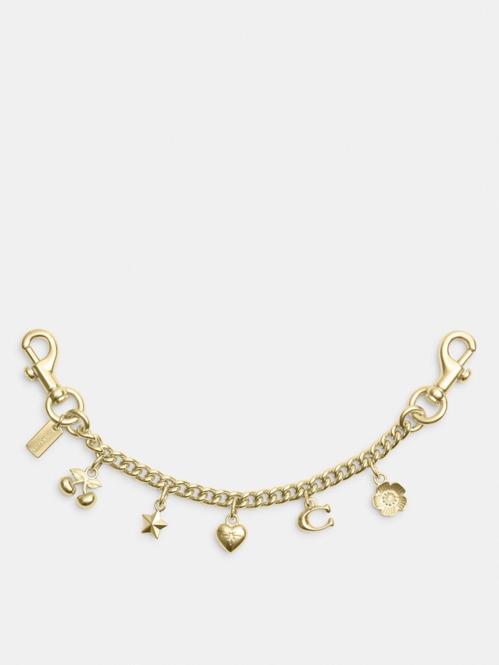 Coach Outlet Gold Swagger Chain With Charms